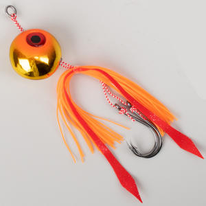 Set de Señuelos Duraderos de Plomo para Jigging con Cebo de Calamar, Cabezas Plomadas para Lubina, Faldillas de Goma Reemplazables, Señuelo de Pesca para Pargo Kabura Inchiku <span class=keywords><strong>Madai</strong></span> - Product Image 1