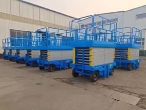 Gunting udara hidrolik, <span class=keywords><strong>Platform</strong></span> angkat 7m 8m 10m 500kg kapasitas muatan <span class=keywords><strong>4</strong></span> orang - Product Image 2