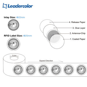 Tem nhãn giấy chống thấm tùy chỉnh kích thước bán buôn <span class=keywords><strong>13.56Mhz</strong></span> RFID, nhãn dán NFC Ntag213 để theo dõi sản phẩm - Product Image 2
