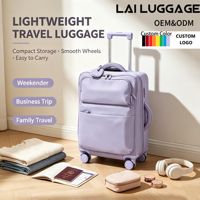Valise souple en tissu Oxford résistant à l'eau, grande capacité, extensible, avec 4 roues