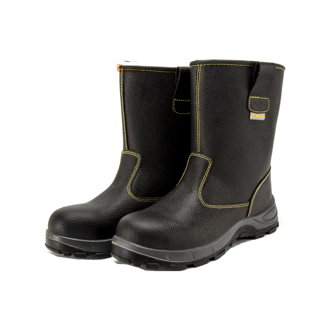 Safety boots are waterproof and antiskid.