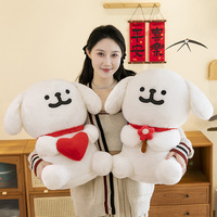 Boneka Anjing Lucu Lintas Negara, Boneka Anak Anjing, Hadiah Valentine, Boneka Mawar, Hadiah Ulang Tahun Anak Perempuan, Grosir