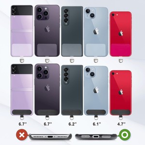 Long cordon de cou universel antivol en polyester durable pour téléphone portable, réglable, pour iPhone et <span class=keywords><strong>Android</strong></span> - Product Image 5