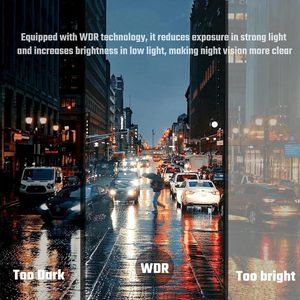 <span class=keywords><strong>Cam</strong></span>éra embarquée <span class=keywords><strong>HD</strong></span> Y11 avec WiFi et GPS, double objectif, enregistrement avant et arrière, vision nocturne, surveillance 24h/24, enregistrement en boucle - Product Image 3