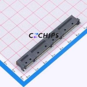 ME1016810101011 Gold Finger Connector SMD,P=0.6mm Connector 0.6mm 168P Vertical Mount Copper Alloy - Product Image 2