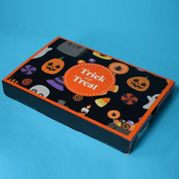 Boîtes d'expédition en kraft écologiques pour Halloween, personnalisables avec logo, pour la vente au détail saisonnière et la livraison en ligne