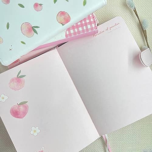 Quaderno Carino a Forma di Pesca, Diario di Alta Qualità, Ideale per Disegno e Schizzi, Copertina Rigida, Quaderni Esecutivi - Product Image 5