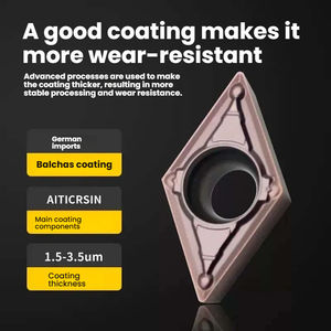 DCMT117304 Hardmetalen wisselplaat-draaibankgereedschap voor het draaien van interne contouren en precisie-boringen CNC-draaibank compatibel - Product Image 4