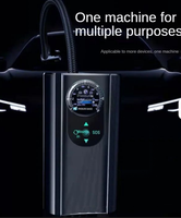 Compresseur d'air portable 12V pour voiture, gonfleur de pneus rechargeable avec affichage numérique, pompe à air manuelle automatique en ABS