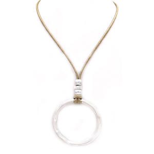 Новинка 2022, элегантное ожерелье на свитер, длинное ожерелье с позолоченными кисточками, длинное женское ожерелье с жемчужными бусинами и подвесками - Product Image 6