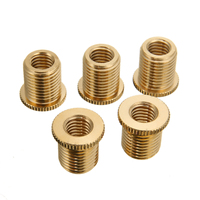Kit de Adaptador de Rosca para Palanca de Cambios de Coche de Latón Premium, 3 Tamaños: M10x1.5, M10x1.25, M8x1.25, Inserto Roscado Universal