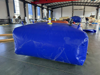 Réservoir d'eau pliable en bâche PVC portable, flexible, pour la récolte, la collecte, le stockage, la vessie pour l'irrigation agricole, garantie 1 an
