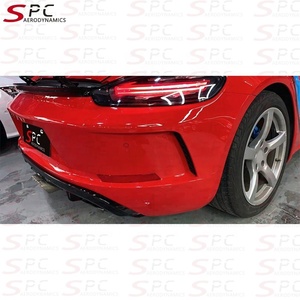 SPC GT3 Kit de carrosserie de becquet pour <span class=keywords><strong>Porsche</strong></span> Boxster Cayman 718 Kit de becquet de vent pour <span class=keywords><strong>Porsche</strong></span> 718 2016-2019 Kit de carrosserie de rénovation pare-chocs de voiture - Product Image 4
