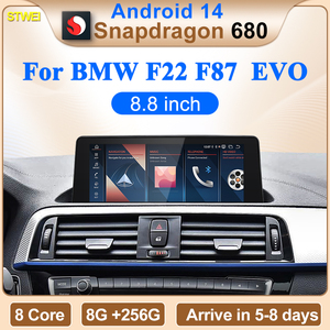 Lecteur multimédia automobile CNSTWEI 8,8 pouces EVO Qualcomm Snapdragon 685 6225 Android 14 compatible avec BMW série 1/2 M2 F20 F87 M1 - Product Image 2