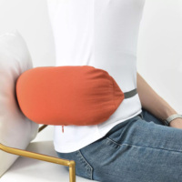 Coussin de voyage en coton de haute qualité avec micro-perles pour le soutien du cou en forme de U, écologique, pour avion, housse lavable