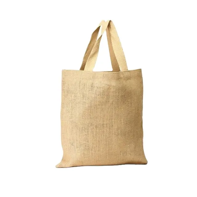 Лучшее предложение для индивидуального логотипа экологически чистые натуральные продуктовые шоппинг плоские джутовые сумки для женщин доступны по разумной цене