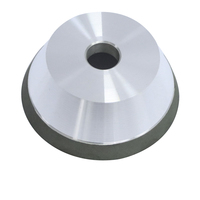 SAISU Meule abrasive personnalisée 1A1 11V9 en résine diamantée CBN, forme coupelle/plane, 75-125mm pour dispositifs médicaux