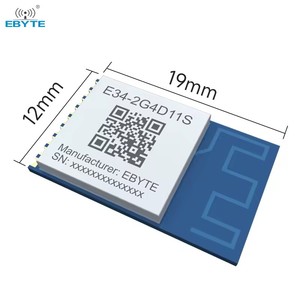 Ebyte ODM E34-2G4D11S 2.4GHz Full-duplex <b>Wireless</b> Serial Port <b>Module</b> 11dBm TTL High-speed <b>Wireless</b> Data Transmission <b>Module</b> - Product Image 2