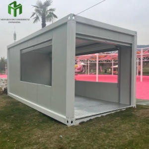 Con puerta enrollable residencial para tiendas Cobertizo de herramientas residencial Sala de garaje prefabricada Contenedor de 20 pies Casa móvil - Product Image 3