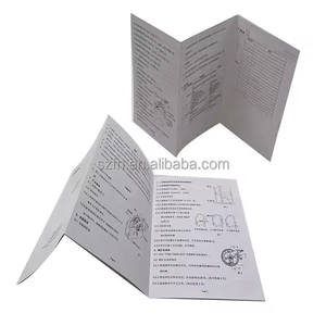 Tùy chỉnh nhiều lớp gấp tiêu chuẩn Hướng dẫn sử dụng OEM màu hình ảnh in ấn Giấy cuốn sách tập sách làm từ các tông - Product Image 2