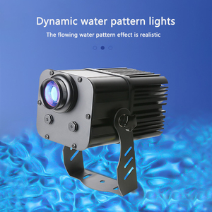 IP66wallウォッシャーライトカスタムロゴGoboダイナミックウォーター効果アミューズメントパーク用高解像度LEDフロア投影ライト - Product Image 1