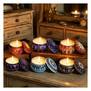 Bougie au Jasmin en Pot – Emballage Personnalisé – Cérémonie Aromatique – Souvenir Boutique – Présentation Élégante – Souvenir Saisonnier - Product Image 3