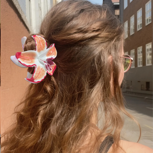 Japanese Sweet Girl <strong>Flower</strong> Hairpin <strong>Colorful</strong> Plastic Ball Head Plate and Shark Clip Daily Use 9cm Wholesale Female <strong>Hair</strong> <strong>Claws</strong> - Product Image 3