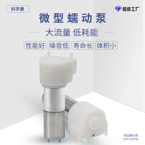 Bomba Peristáltica Miniatura Kyk19bpw 6V 12V Autocebante con Cuerpo de Plástico, Bomba Dispensadora de Jabón Eléctrica Portátil - Product Image 3