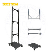 Sistema de Truss de Aluminio en Forma de U para Iluminación y Soporte de Pantallas en Escenarios Móviles