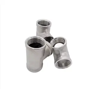 Factory Direct Sells Stainless Steel 304 316 Industrial Fitting Welded Equal Tee
