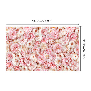 Blumen Hochzeit Hintergrund Fotografie Blumen Wand Rose Hintergrund Hochzeit Braut dusche Liebhaber Hintergründe Foto Requisiten - Product Image 4
