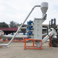 Ligne de recyclage automatique de plastique, machine à broyer et à laver les bouteilles en PE et PP
