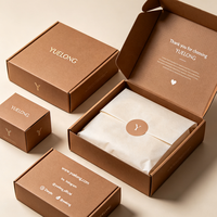 Boîte cadeau écologique personnalisée pour cosmétiques, emballage en carton ondulé pour produits de soin de la peau et de beauté