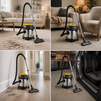 Nouvel aspirateur de surface sec et humide puissant et ultra-silencieux avec une forte aspiration pour les fenêtres et le nettoyage ménager