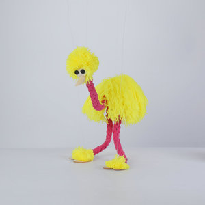 Creative Puzzle Cable <strong>Ostrich</strong> <strong>Puppet</strong> New Strange Children's Toy Thread Doll Wool Stress Relief Gift - Product Image 2