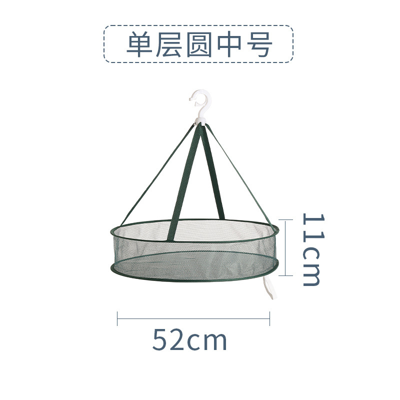 Tamaño mediano, 52cm, con una sola capa de color verde esmeralda.