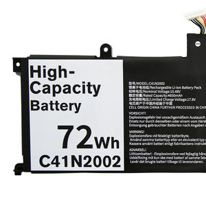 Batería de Repuesto para Portátil de Alta Capacidad 72Wh C41N2002 para Asus ZenBook Pro 15 UX535 UX535L UX535LH UX535LI 0B200-03770100 - Product Image 4