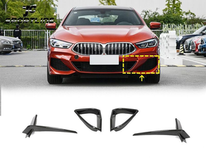干式碳纤维前保险杠通风口装饰件 4 件套 适用于 BMW 8 系 G14 G15 <span class=keywords><strong>G16</strong></span> M-Sport 2019-2021 外饰件 - Product Image 6