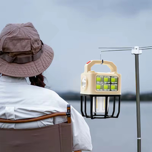 Portable Solar LED Camping <b>Light</b> Multifunctional Outdoor Tent <b>Light</b> with Power Bank for Camping Enthusiasts - Product Image 4