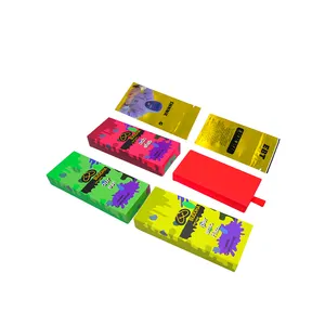 Caixa de embalagem de barra de chocolate personalizada holográfica resistente a desenhos animados, uma barra de chocolate comestível de cogumelos, comida infantil