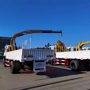 Grúa Montada en Camión Dong Feng de 8 Toneladas, Camión de Carga con Elevación Hidráulica, Camión con Grúa Telescópica para Transporte de Materiales de Construcción - Product Image 5