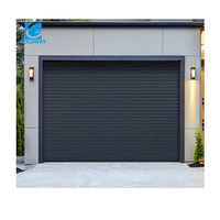 Porte à enroulement en aluminium isolée haute résistance, résistante aux intempéries, avec lames extrudées de sécurité