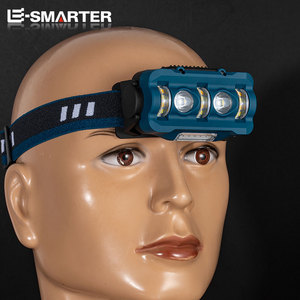 Linterna Frontal Potente, Lámpara Frontal <span class=keywords><strong>de</strong></span> Aluminio, Resistente al Agua IP66, Sensor LED, Linterna Frontal COB - Product Image 5