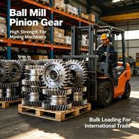 Pignon d'élévateur forgé en alliage, pièces de machines minières pour élévateur à godets, haute résistance à l'usure, livraison rapide