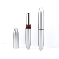 Étiquette privée balle 0.8g rond vide rouge à lèvres conteneur ABS bouchon à vis Tube rouge à lèvres maquillage emballage