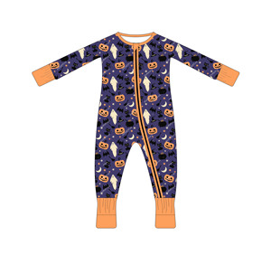 <span class=keywords><strong>Ropa</strong></span> de bebé de bambú ecológica para <span class=keywords><strong>Halloween</strong></span>, mono con cremallera y <span class=keywords><strong>ropa</strong></span> de dormir, pijamas al por mayor - Product Image 6