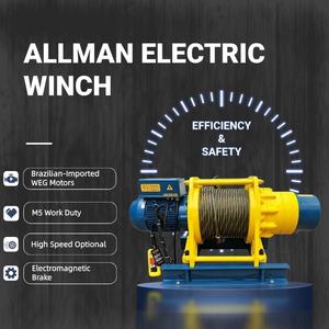 Allman הדגל AMW-S האיכות הטובה ביותר 10t כבד כבד משיכת <span class=keywords><strong>winch</strong></span> עם מנוע ווג עבור פרויקט הסכר בנייה - Product Image 2