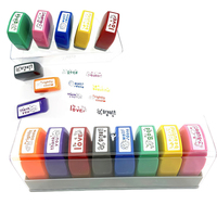 Tampon personnalisé pour enseignant, auto-encreur, pour commentaires, encouragement et récompenses, ensemble de tampons flash