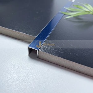 EX735 Stainless Steel Tile Trim Outer <b>Corner</b> Profile Modern Style Metal <b>Corner</b> Profile U Shape Edge for Apartment-Durable - Product Image 5
