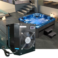 Pompe à chaleur pour piscine électrique de petite taille au gaz vert R32 pour usage domestique, spa à eau chaude/baignoires/chauffage de piscine gonflable